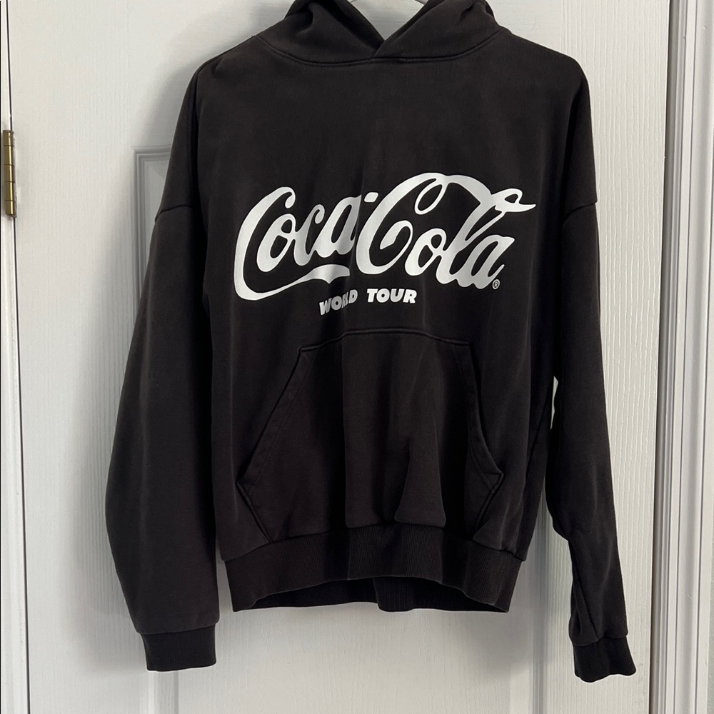 Coca Cola Black gray World Tour Hoodie